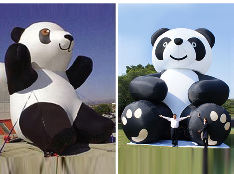 西宁熊猫活动卡通气模